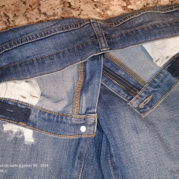 Wonder Nation boys jean shorts size 16 adjustable waist brand new never worn - Picture 4 of 5